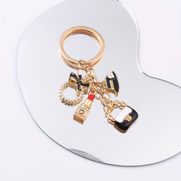 Mini Bag Lipstick Keychain Cute Fairy Core Key Ring Purse Bag Backpack - Picture 1 of 6
